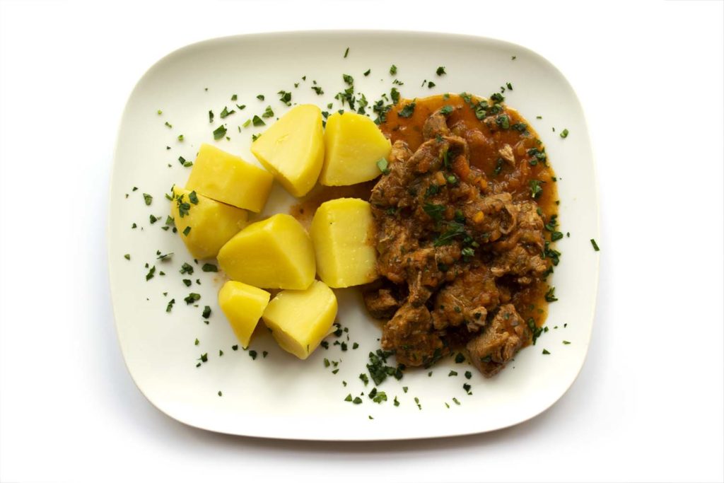 Patate e Gulasch